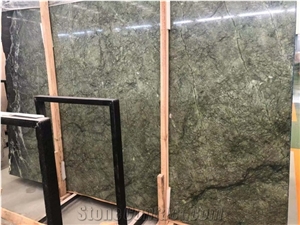 Natural Green Agate Marble Floor Wall Slab