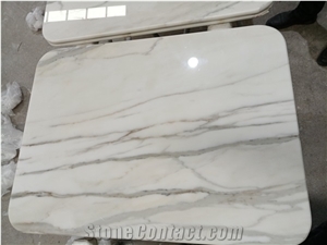 Calacatta Vagli Natural Marble Tops for Bedside Table