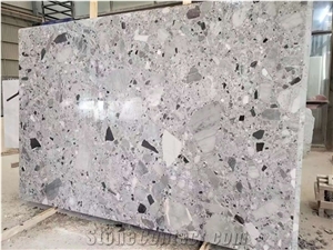 China Original Fossil Grey Marble for Restaurant Floor Tile