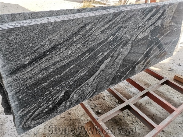 Mountain Grey Stone Flamed Granite Flooring Tiles