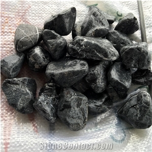 Rocks Gravel Nautural Black Pebble Stone