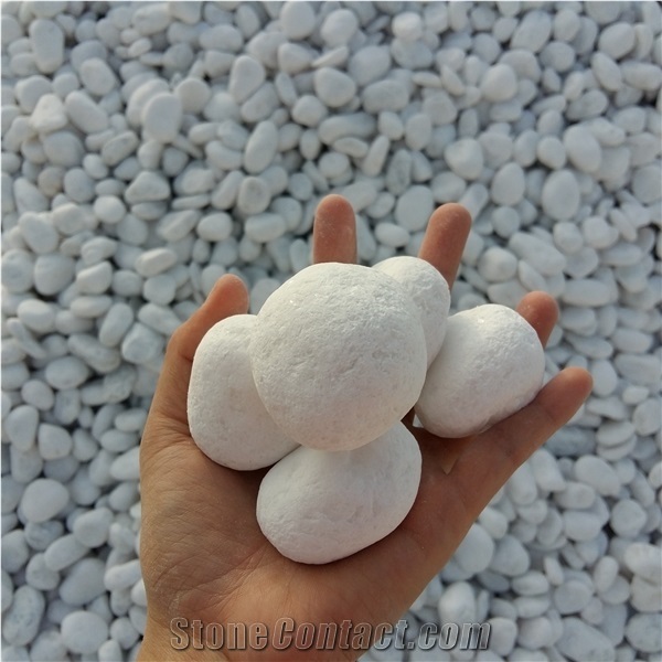 Hot Sale White Pebble Stone for Landscaping Stone