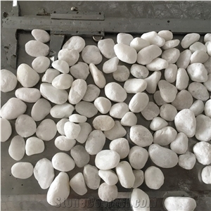 Landscaping Stone White Color Pebble Stone