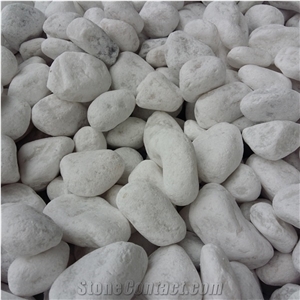 Natural Tumbled Stone White Pebble Stone