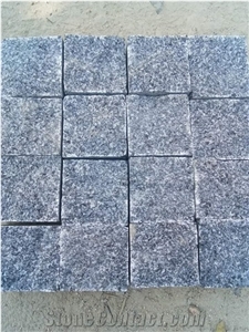 Thick Multiple Color Granite Paving Stone, Cobblestone
