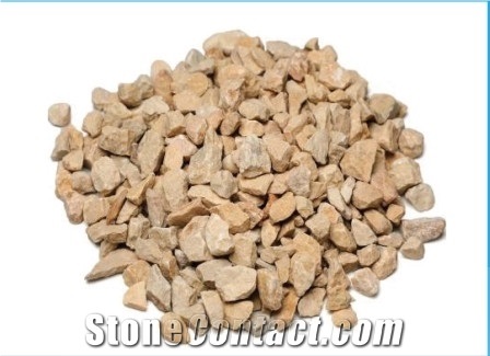 Yellow Crushed Stone Stone for Landscaping