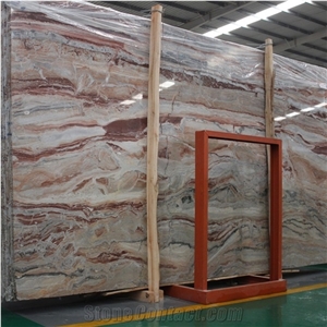 Brown Veins Arabescato Orobico Marble Slab and Tiles