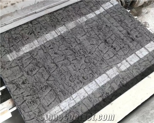 Natural Stone Matrix Grey Marble Slab for Decoration