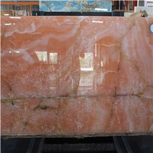 Pink Onice Rosa Onyx Tile and Slabs