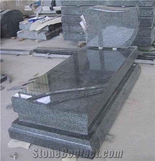 G603 Granite Jewish Style Tombstone
