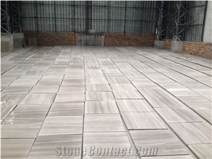 White Wood Marble Wooden Tiles Slab China Floor Wall
