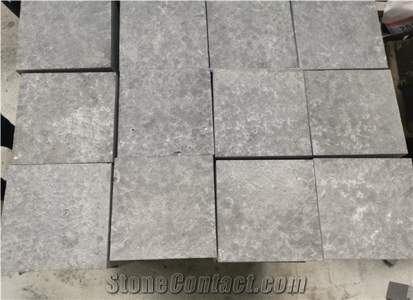 China Black Granite Flamed Cube Natural Stone Paving