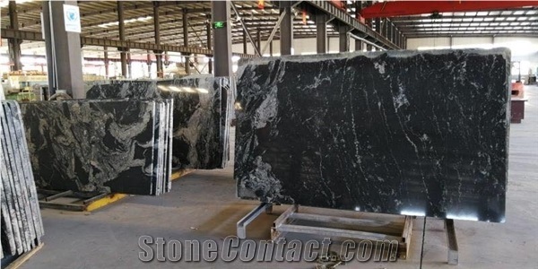 China Cosmic Black Granite Slabs,Wall Floor Tiles Covering