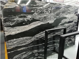 China Cosmic Black Granite Slabs,Wall Floor Tiles Covering