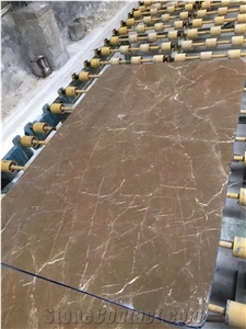 Kazoffie Cazeau Brown Marble Floor Staircase Tiles