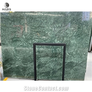 Manufacturer Supply Premium Big Green Flower Marble Tile for Floor