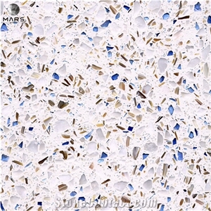 Multi Color Marble Tile Terrazzo for Countertops and Pattern