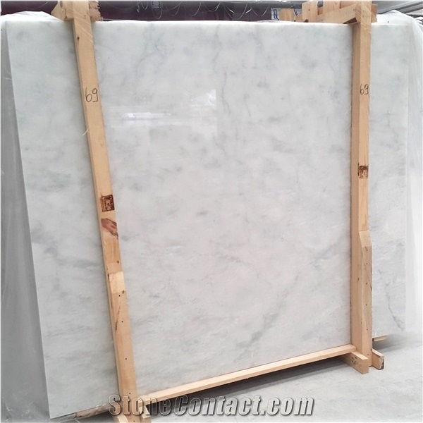 White Bianco Ibiza Marble Slabs for Floor Covering