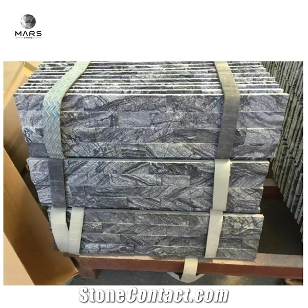 Wood Grain Dark Grey Cultural Stone for Indoor Wall Tiles