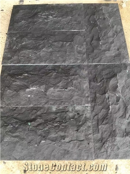 Zhangpu Black Granite Stone Mushroom Garden Walling Tiles