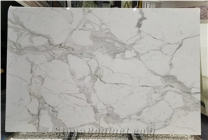 Luxury Calacatta Carrara Bianco Marble Slab