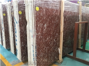 Morocco Rose Red Marble Slab