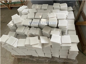 White Crystal Marble Polished Pool Tiles