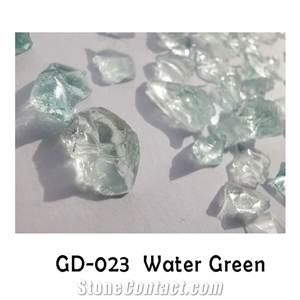 Water Green Gd-023 Artificial Glass Pebbles