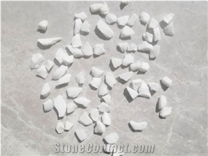 White Color Gd-001 Artificial Glass Stone for Terrazzo Tiles