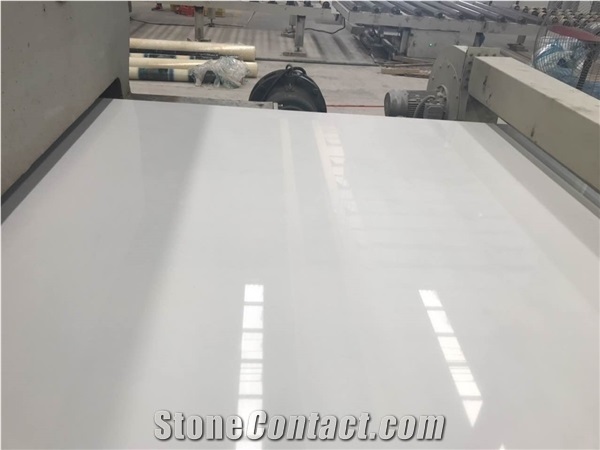 Artificial Pure White Marble Slabs