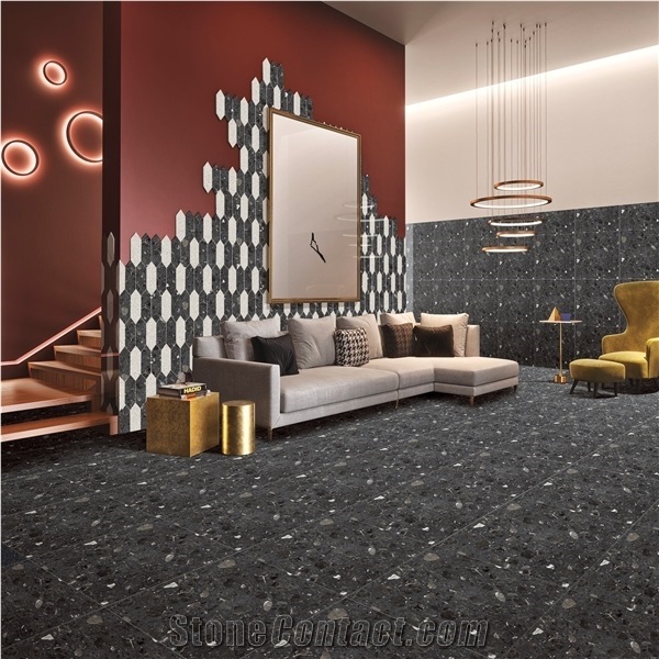 Terrazzo Flooring Tile Pattern Wall Covering