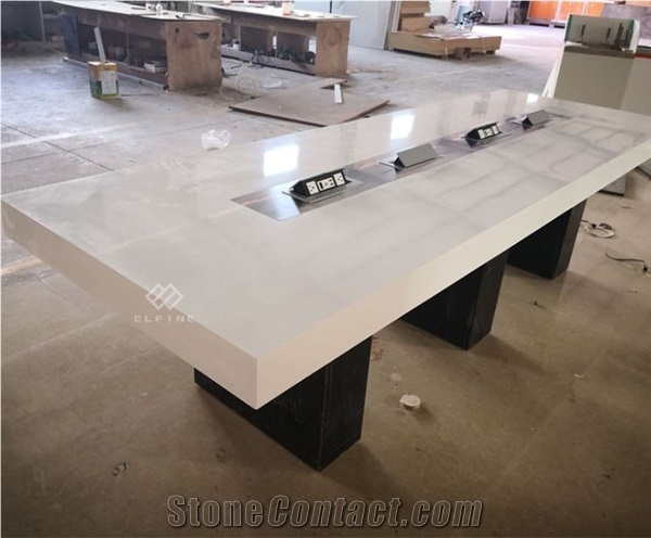 China Design Artificial Marble Luxury Conference Table