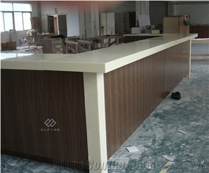 Hot Sale Artificial Marble Design Coffee Shop Bar Counter