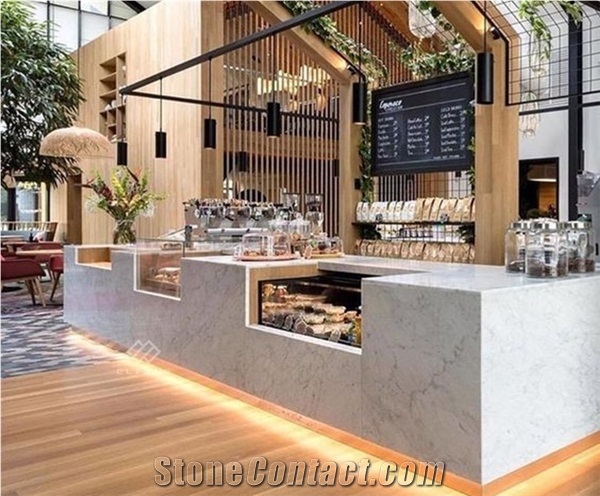 Led Light New Design Hot Sale Artificial Marble Bar Counter