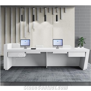 New Design Solid Surface Medical Office Reception Desk