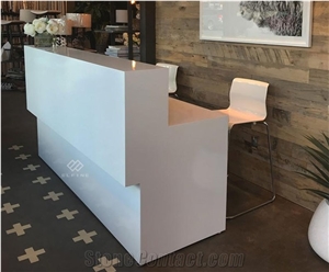 Top Quality Custom Made Solid Surface Reception Desk