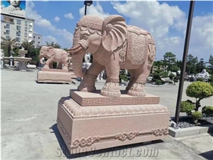 Top Quality Black Elephant Street Landscape Animal Sculpture