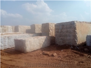 Colonial White Granite Blocks from Own Quarry