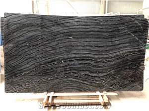 Black Wood Marble for Wall Covering