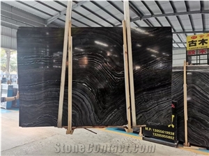 Black Wood Marble for Wall Covering