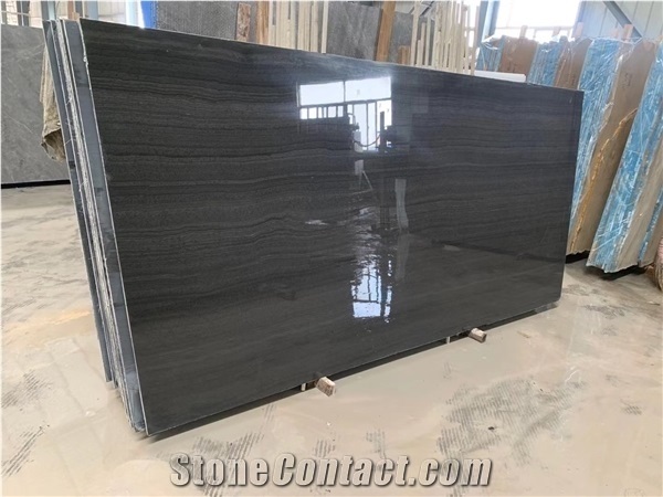 Black Wood Vein Marble for Wall Tile