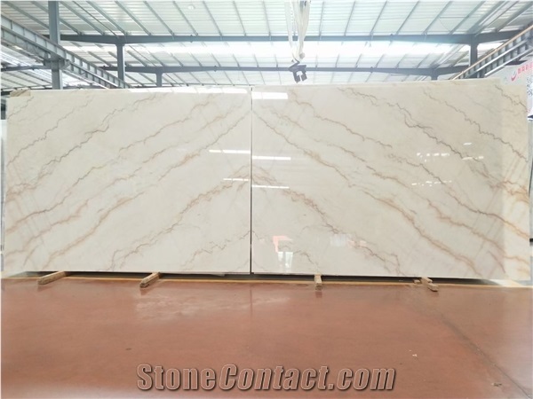 Carla White Marble for Countertop