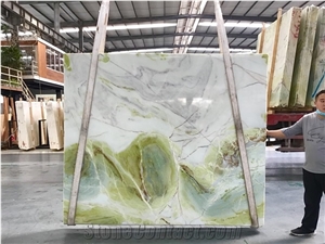Dreaming Green Marble for Wall Covering