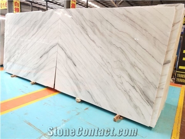 Guangxi White Marble for Wall Cladding
