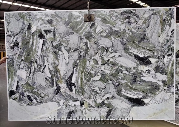 Ice Green Marble, Primavera Marble Slabs for Floor Covering