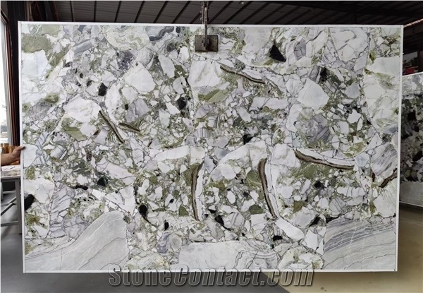 Ice Green Marble, Primavera Marble Slabs for Floor Covering
