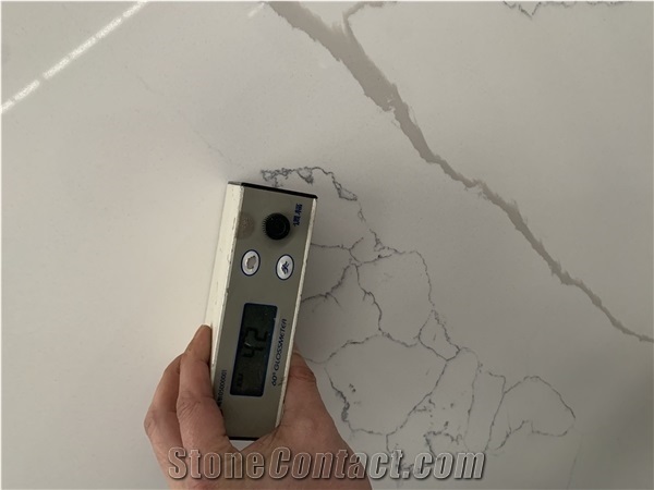 Calacatta White Engineer Stone for Popular Countertop