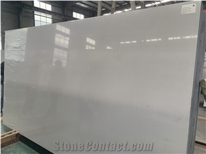 Pure White Quartz Slab Engineer Surface Stone for Countertop