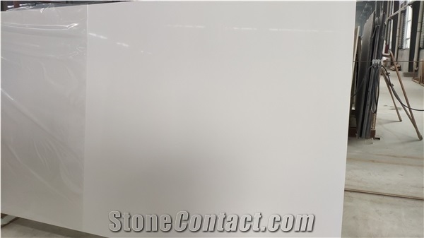 White Crystal Snow White Quartz Stones for Countertop