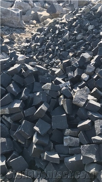 Basalt Cube Stone Natural Surface